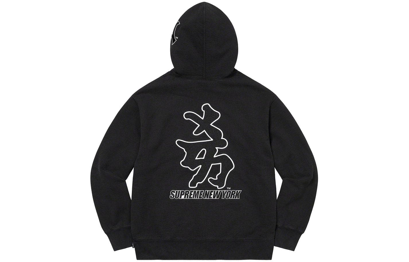 Кофта Supreme FW22 Week 11 x New York Yankees Kanji Hooded Sweatshirt - изображение 2