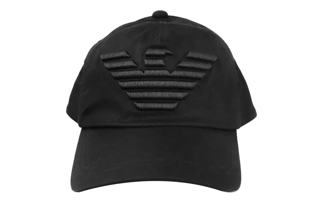 Кепка Emporio Armani Large Logo Baseball Cap Black - изображение 2