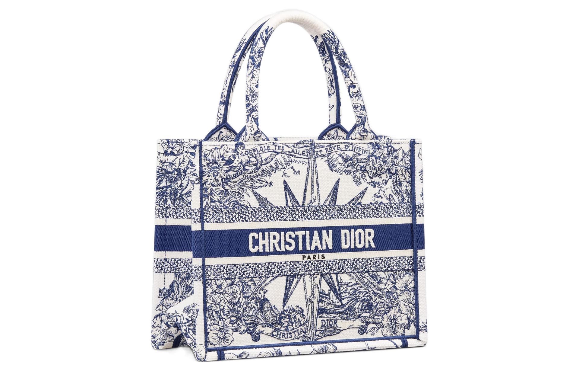 Сумка Dior Book Tote Blue/White - изображение 2