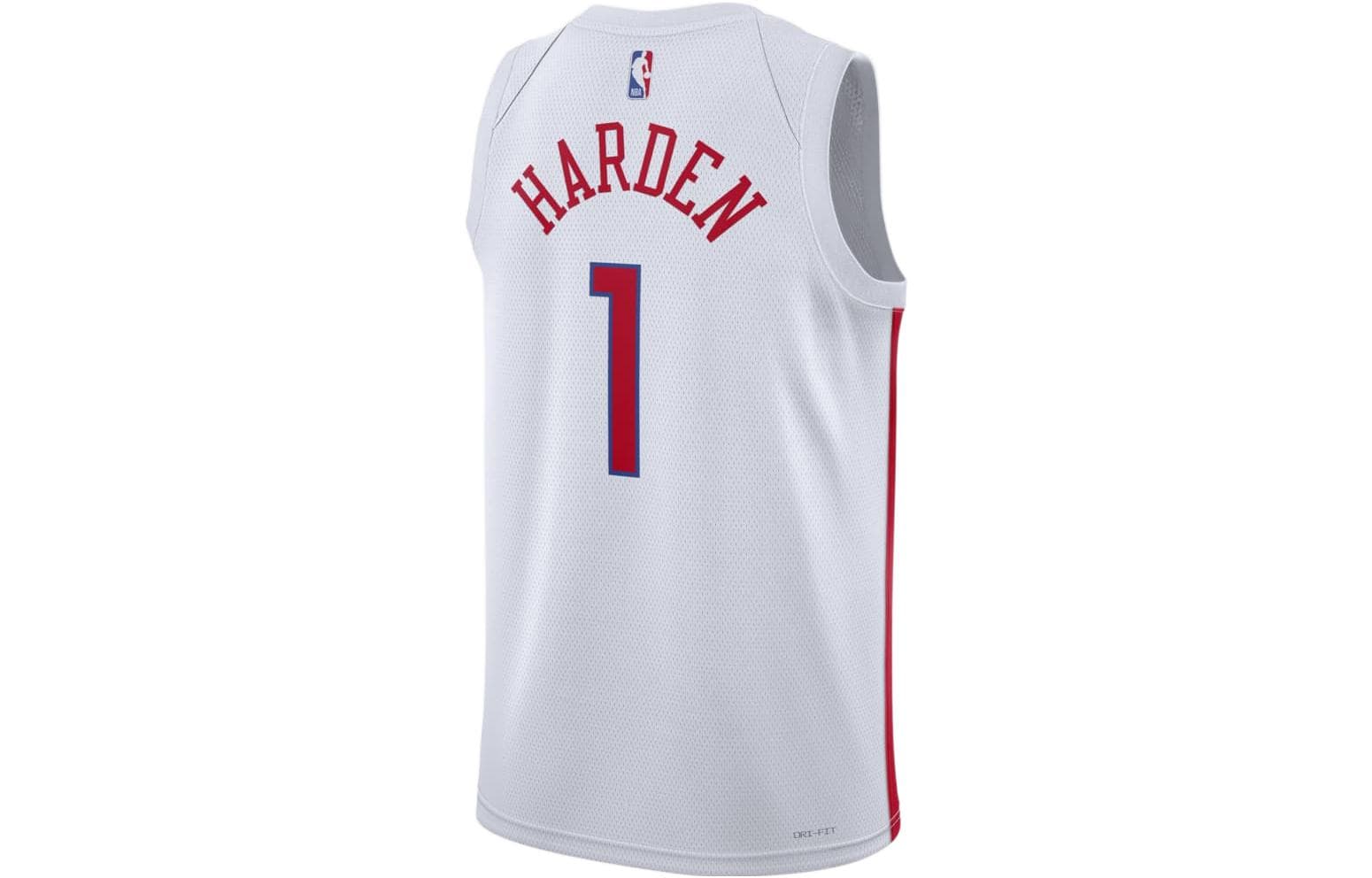 Баскетбольная майка Nike NBA City Edition Jersey 2022-23 Harden 1 White - изображение 2