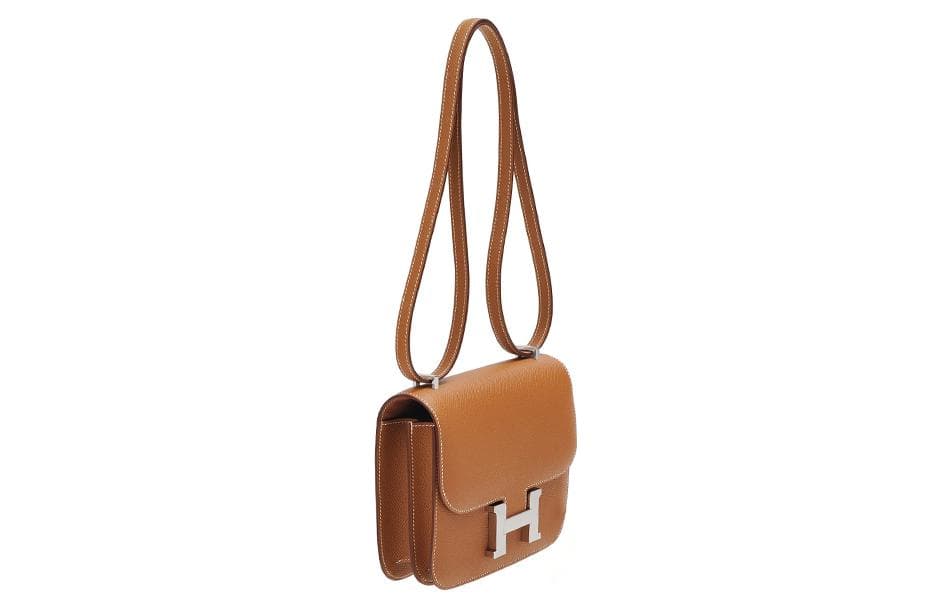 Сумка через плечо HERMES Constance Mini 19 Epsom 37 Gold - изображение 6