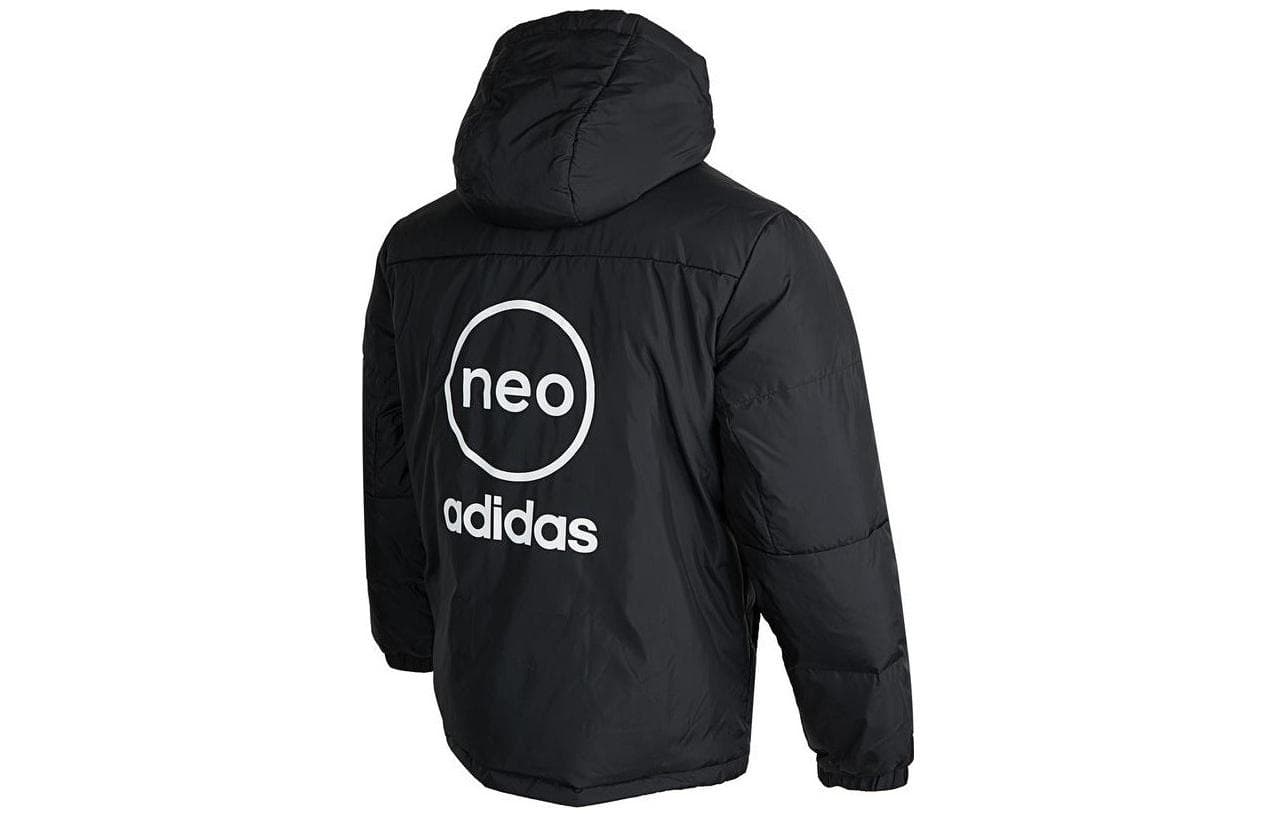 Зимняя куртка adidas Neo U Esnt Jkt Black - изображение 2