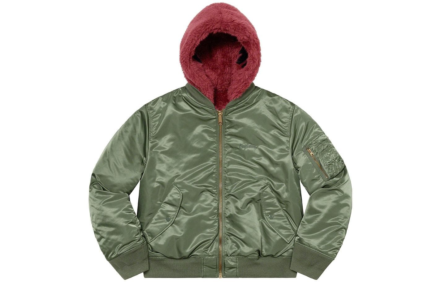 Куртка Supreme Faux Fur Reversible MA-1 - изображение 2