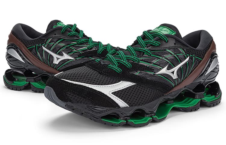 Кроссовки для бега Randomevent x Mizuno Wave Prophecy LS Black Green - изображение 3