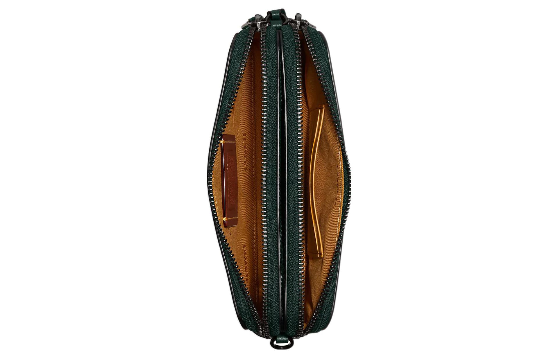 Сумка через плечо COACH Kira 19 Small Crossbody Bag Green - изображение 3