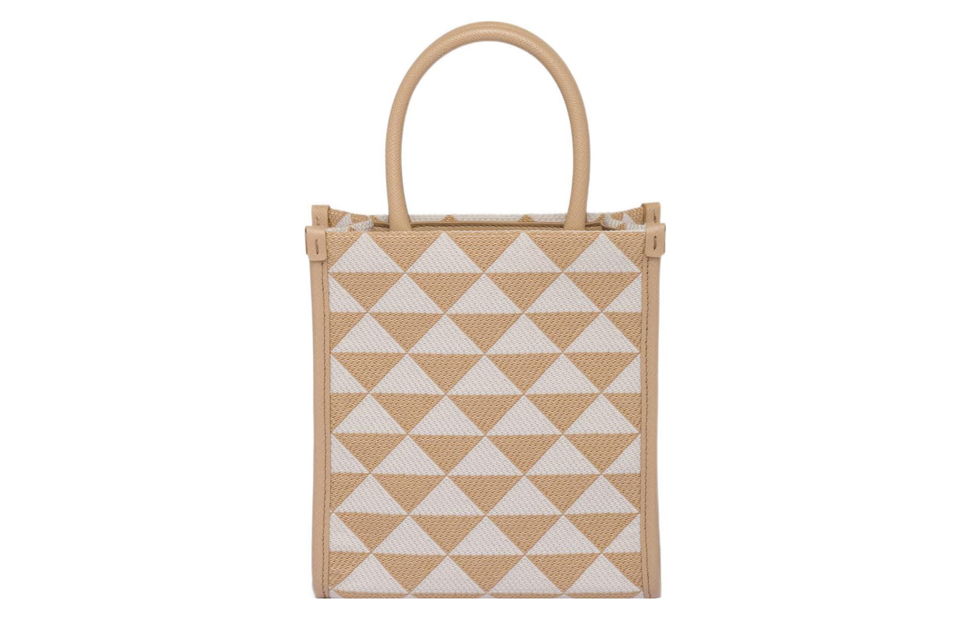 Сумка Prada Symbole Tote Bag White Beige - изображение 3