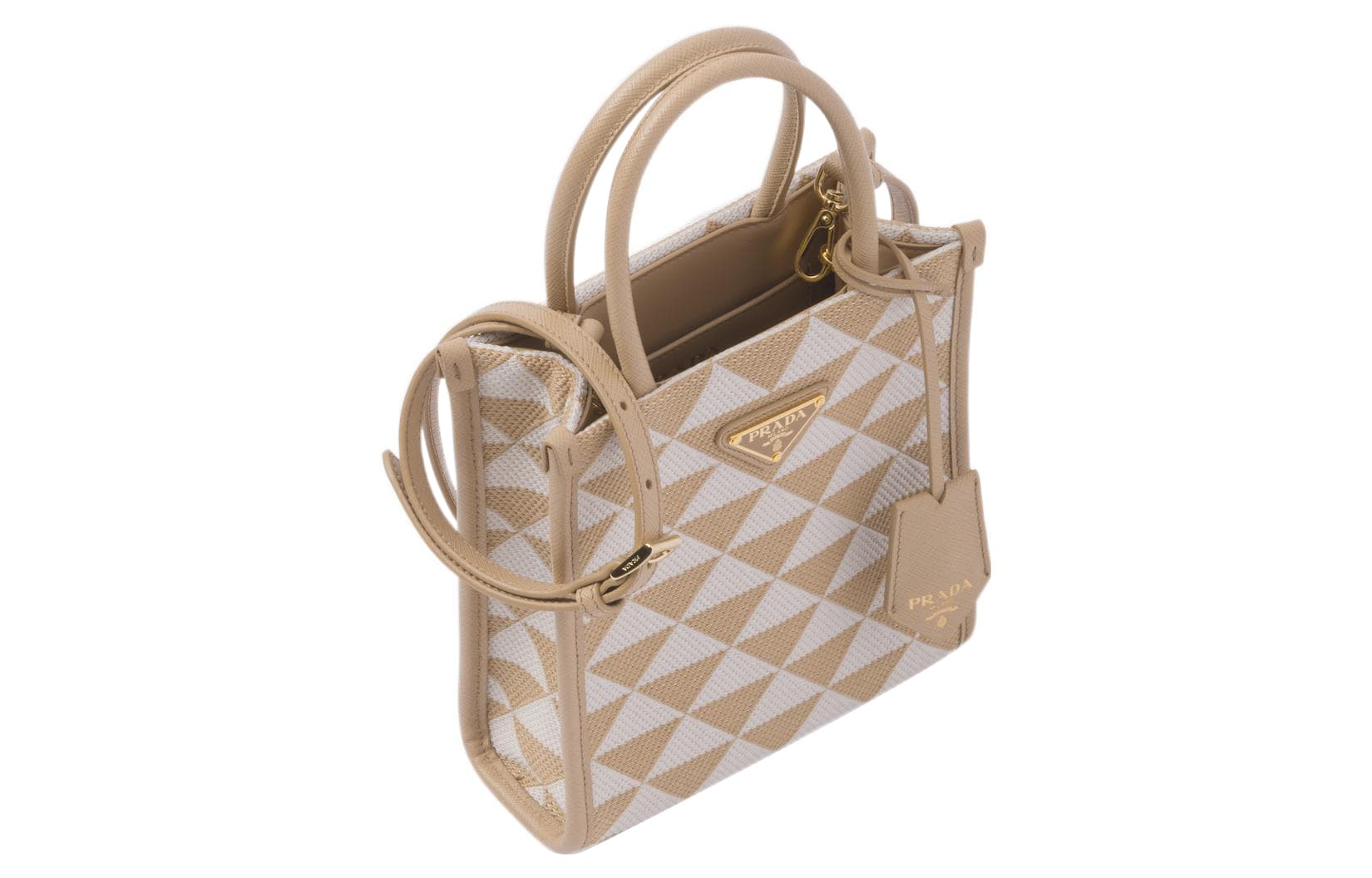 Сумка Prada Symbole Tote Bag White Beige - изображение 2