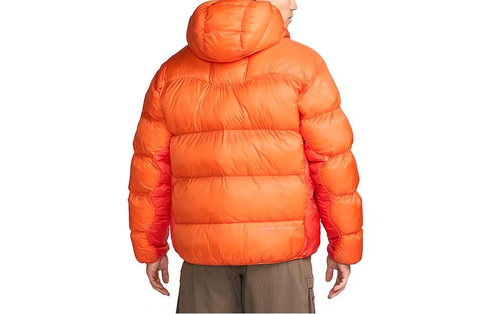 Зимняя куртка пуховик Nike ACG Logo Print Hooded Jacket Orange - изображение 3