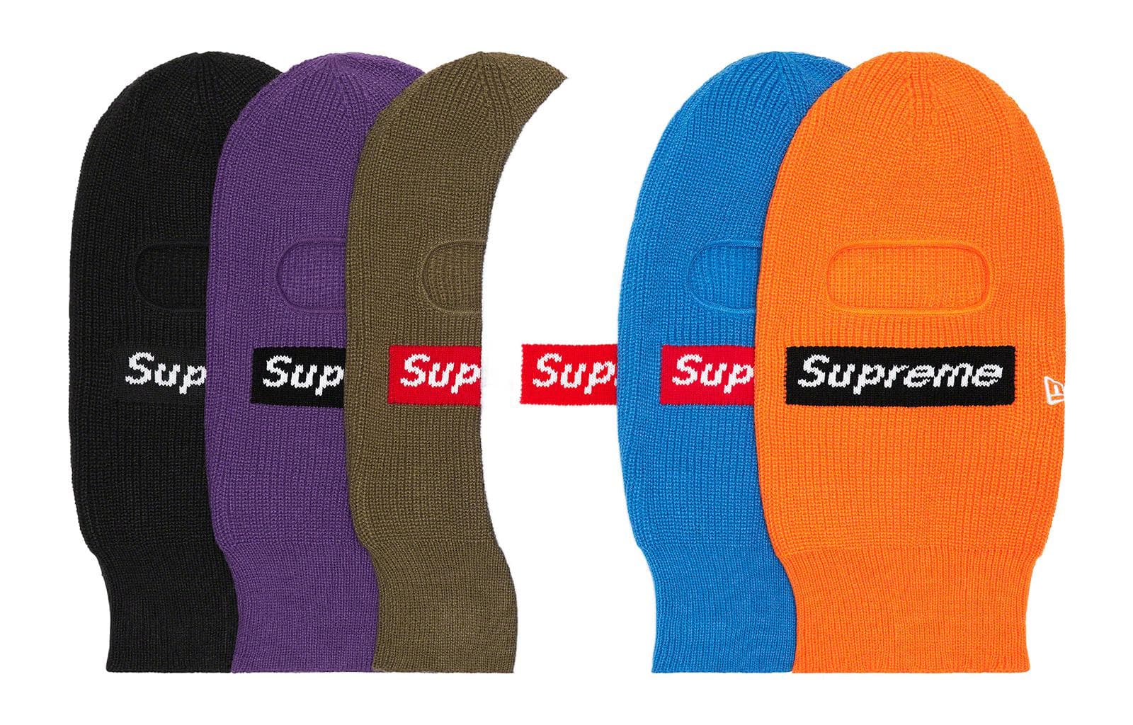 Головной убор Supreme Week 13 New Era Box Logo Balaclava - изображение 1