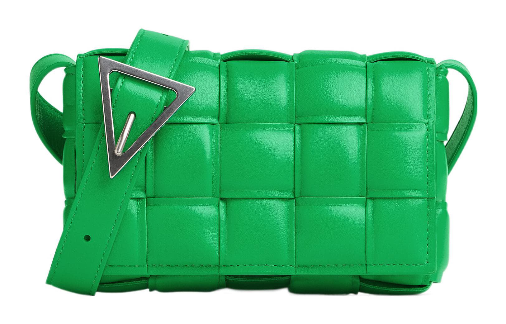 Сумка через плечо Bottega Veneta Padded Cassette Green - изображение 1