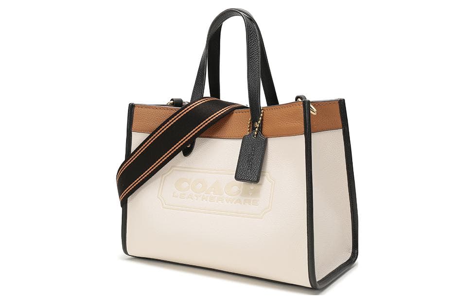 Сумка Coach Field 30 Tote Bag White Cream - изображение 2