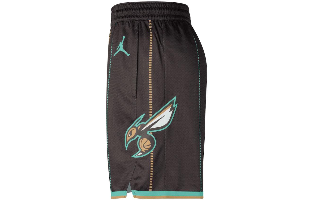 Баскетбольные шорты Jordan NBA Hornets Fan Shorts Brown - изображение 2