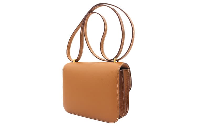 Сумка через плечо HERMES Constance 19 Epsom 37 Gold - изображение 6