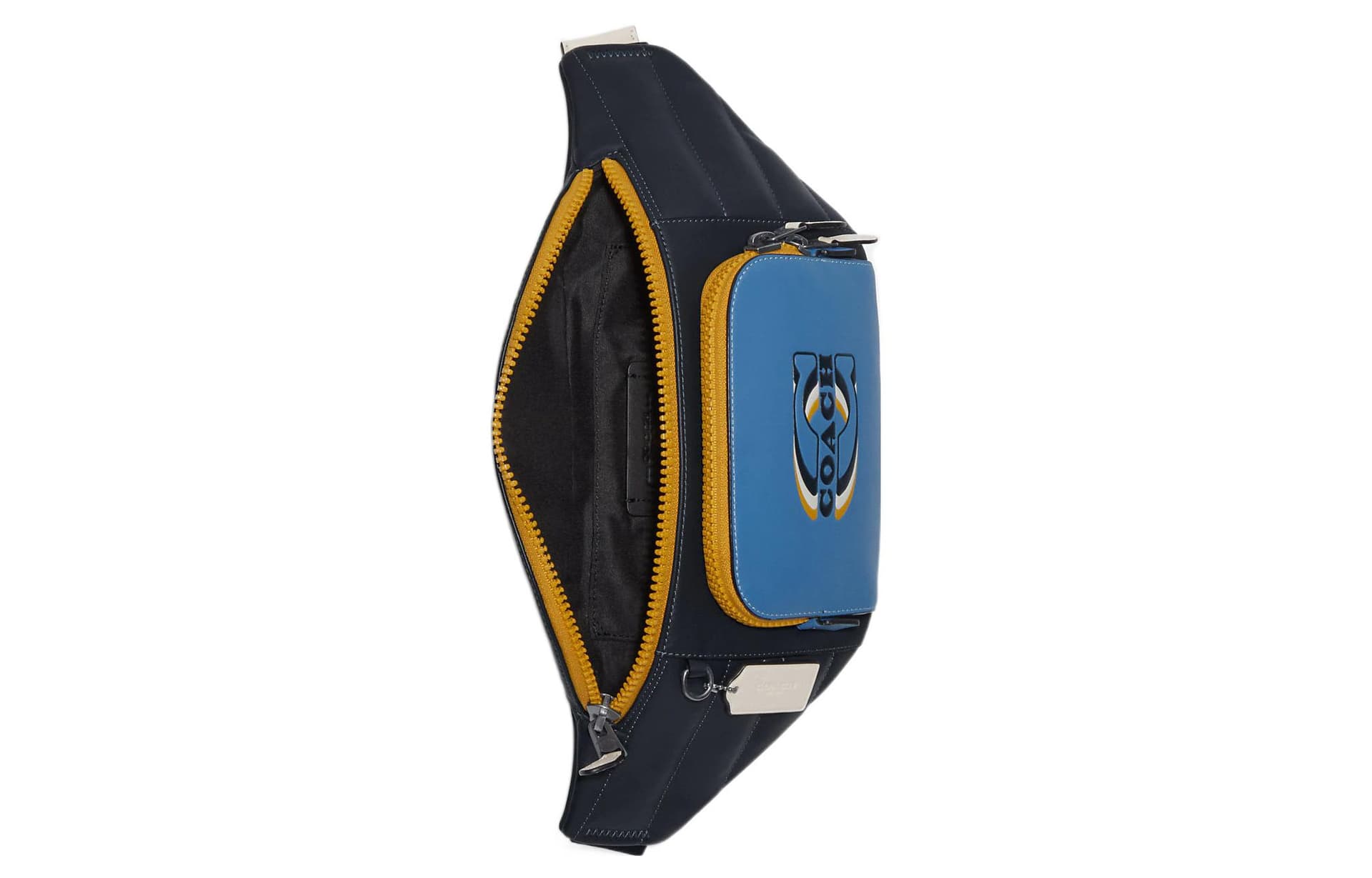 Поясная сумка Coach Belt 41 Quilted Logo Bag Blue - изображение 4