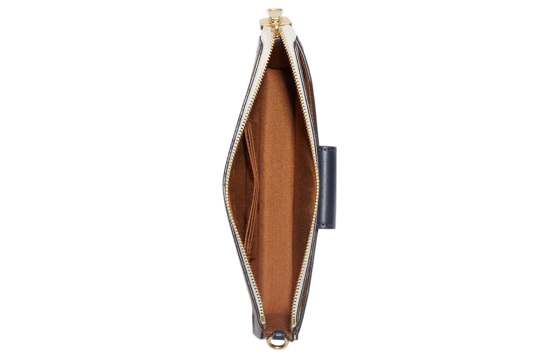 Сумка через плечо Coach Classic Monogram Zip Crossbody Small Khaki Chalk - изображение 4