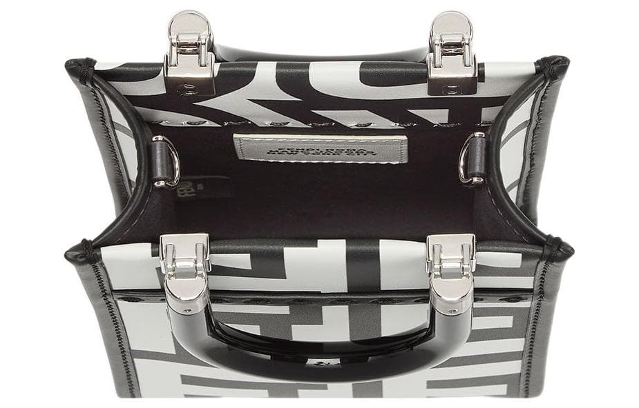 Сумка Fendi Sunshine Tote Bag White Black - изображение 4