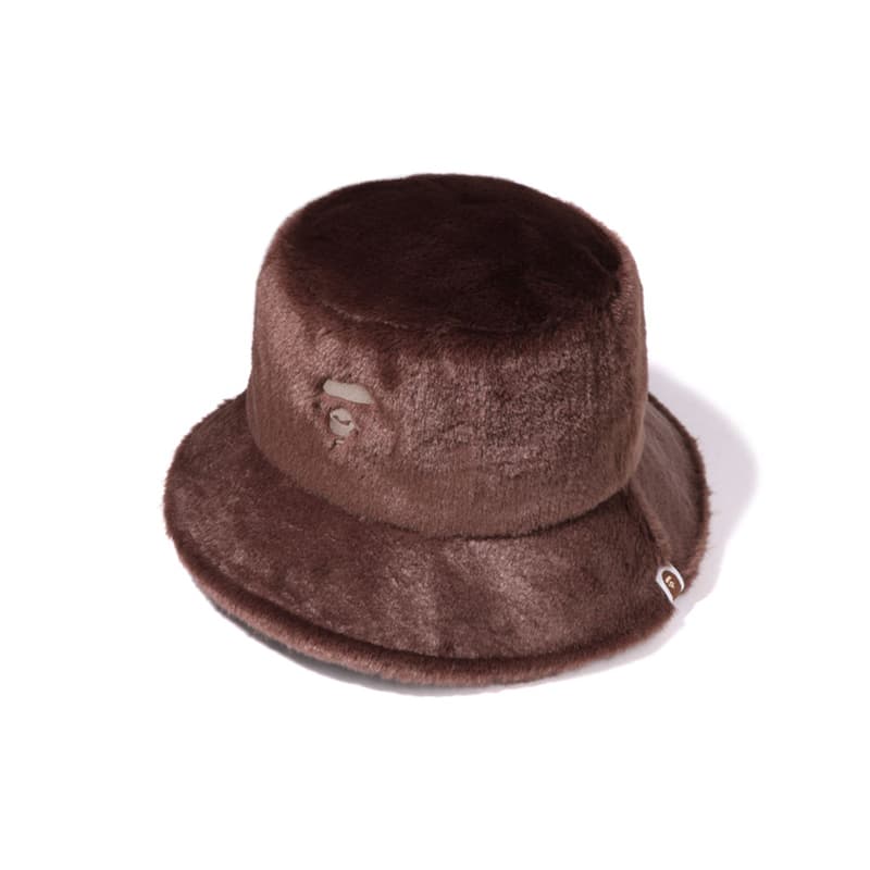 Панама A BATHING APE One Point Fur Bucket Hat - изображение 2
