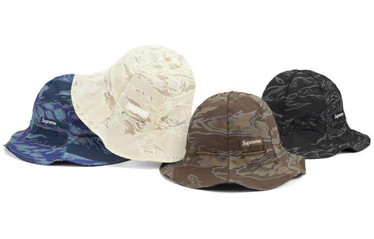 Панама Supreme Week 15 Tiger Camo Reflective Tulip Hat - изображение 1