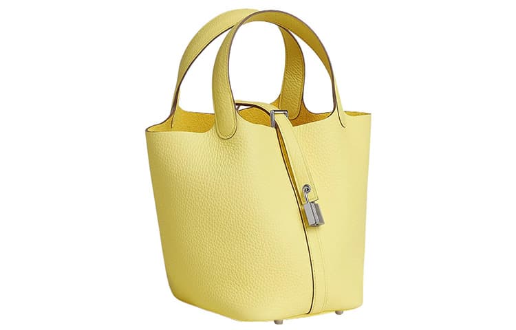 Сумка HERMES Picotin Lock 18 Clemence 0Y Limoncello - изображение 2