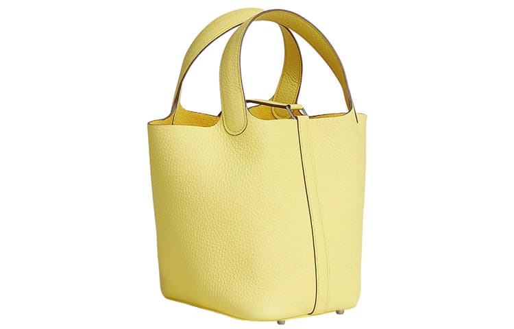 Сумка HERMES Picotin Lock 18 Clemence 0Y Limoncello - изображение 3