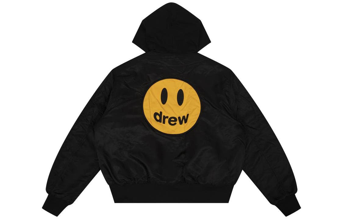 Бомбер Drew House FW22 Mascot Hooded Bomber Jacket Mascot Black - изображение 2