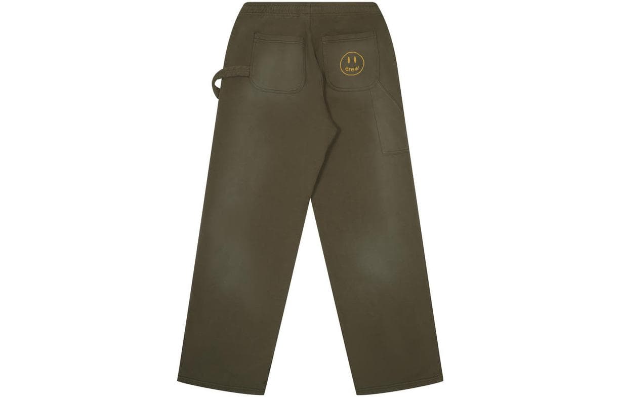Штаны Drew House FW22 Scribble Carpenter Sweatpant Faded Olive - изображение 2