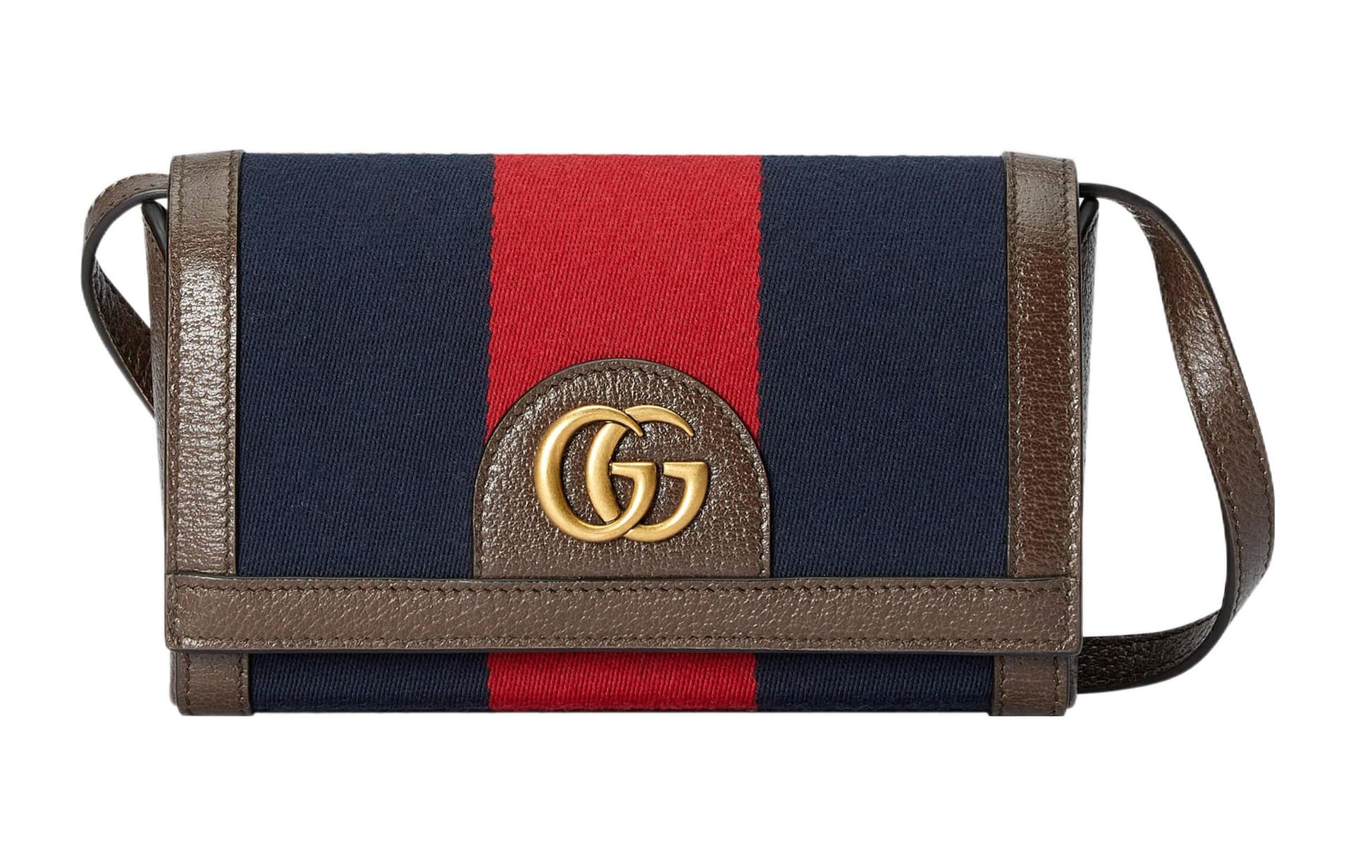 Сумка Gucci Mini Canvas Leather Crossbody - изображение 1