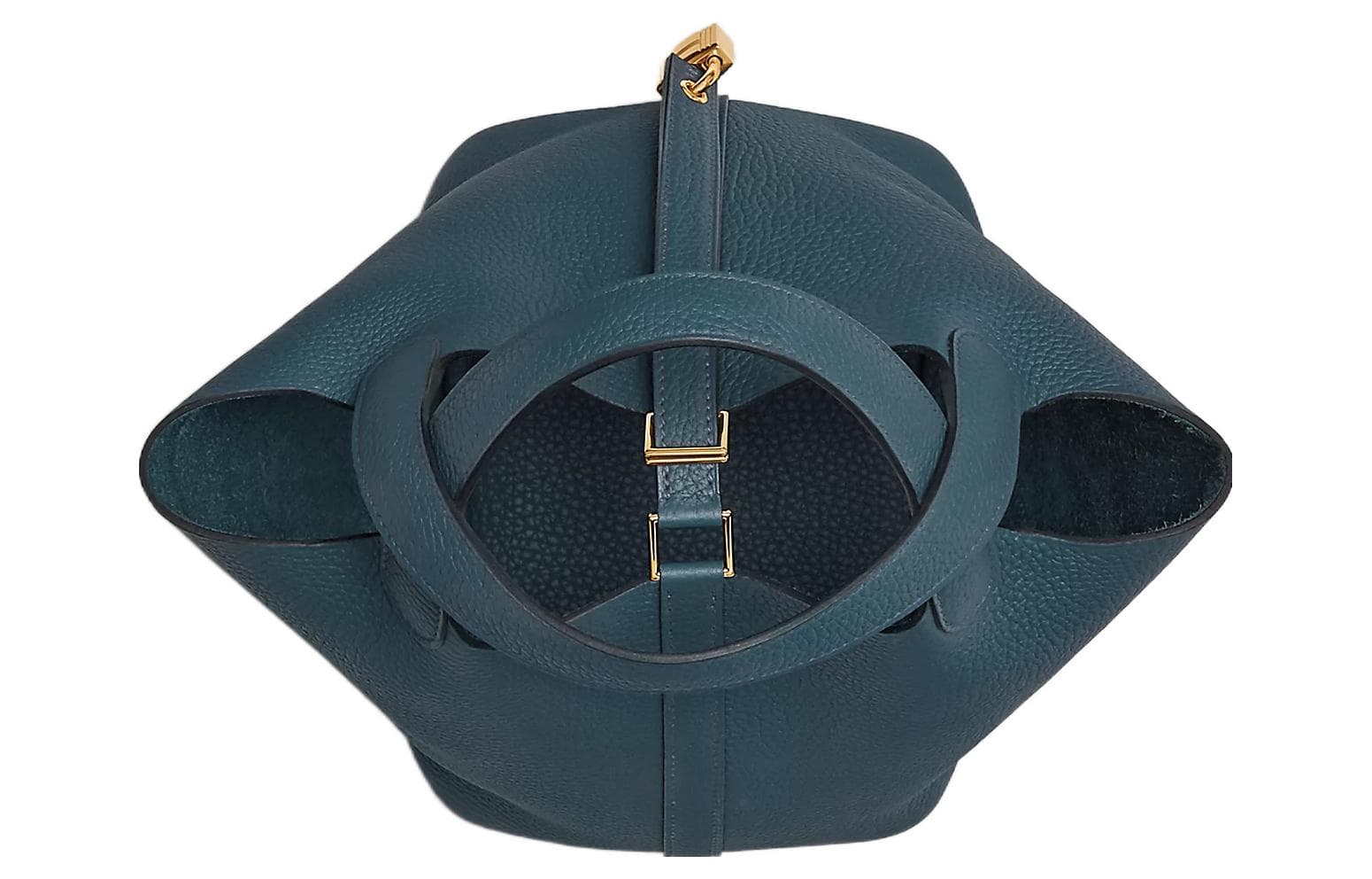 Сумка HERMES Picotin Lock 18 Clemence 7P Bleu De Prusse - изображение 4