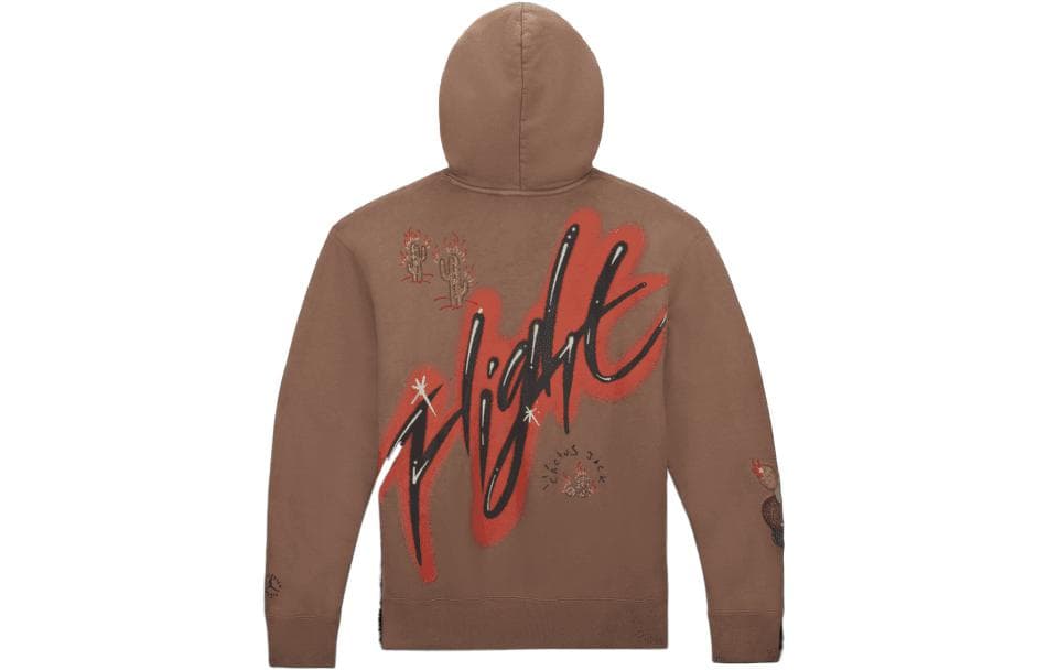 Худи Jordan x Travis Scott Hoodie Brown - изображение 2