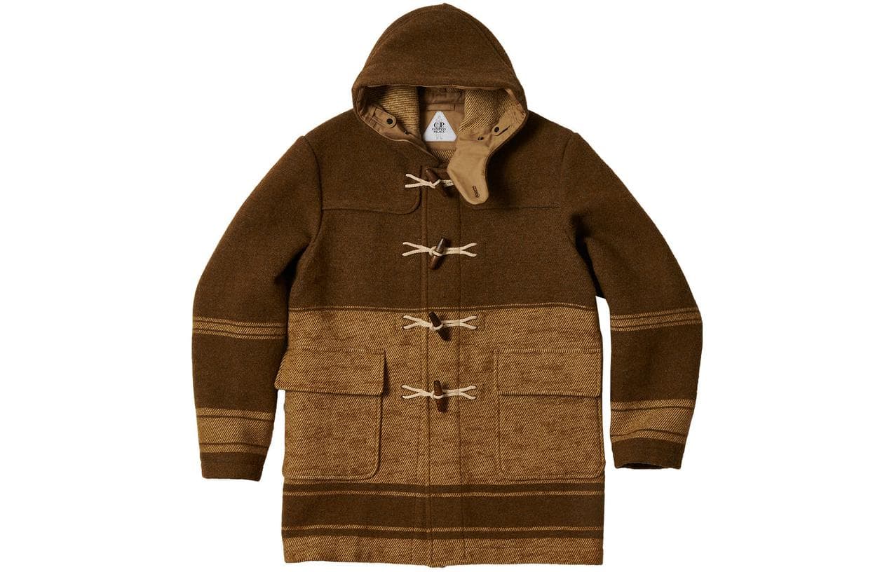 Пальто PALACE x C.P. Company FW22 Duffel Jacket Brown - изображение 2