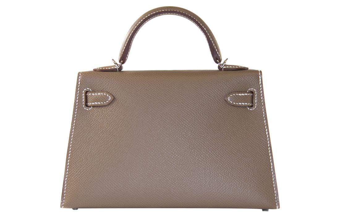 Сумка HERMES Mini Kelly Epsom 18 Etoupe - изображение 5