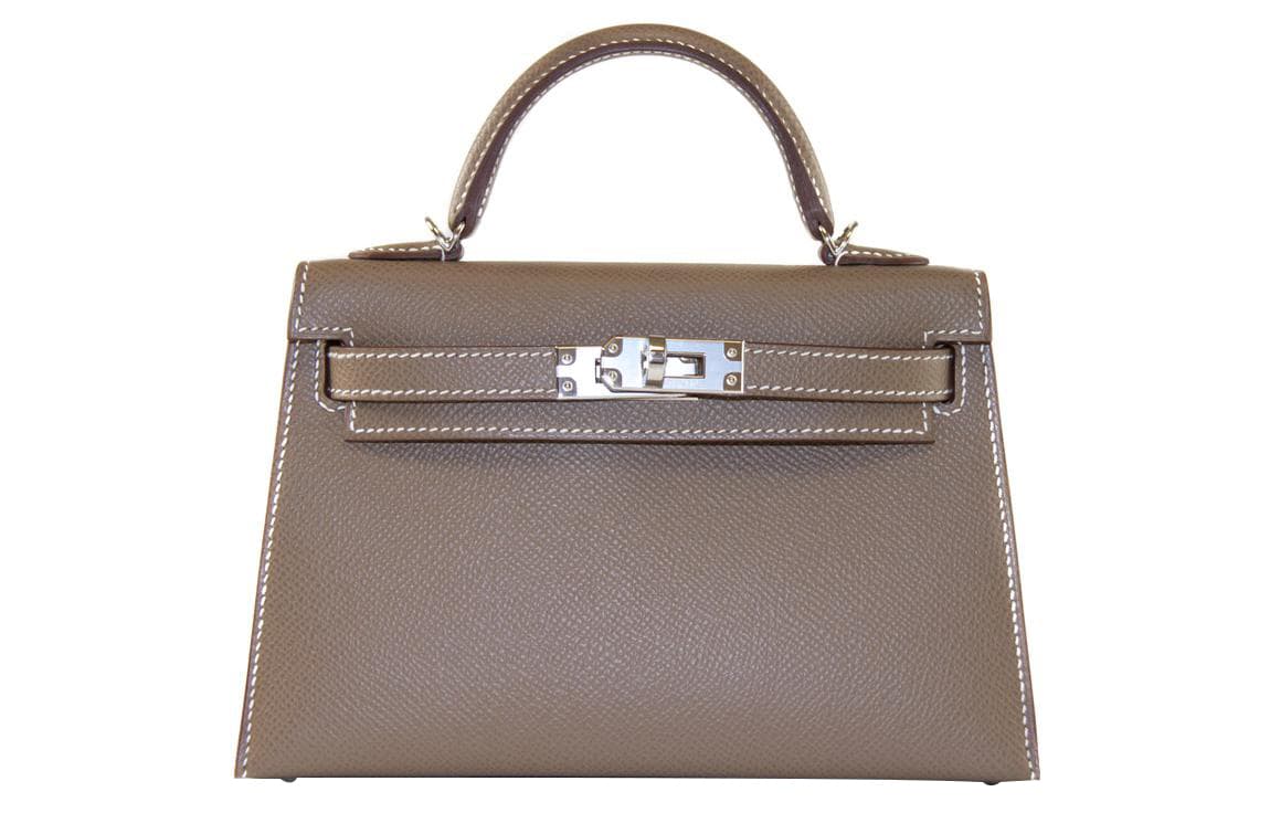 Сумка HERMES Mini Kelly Epsom 18 Etoupe - изображение 1