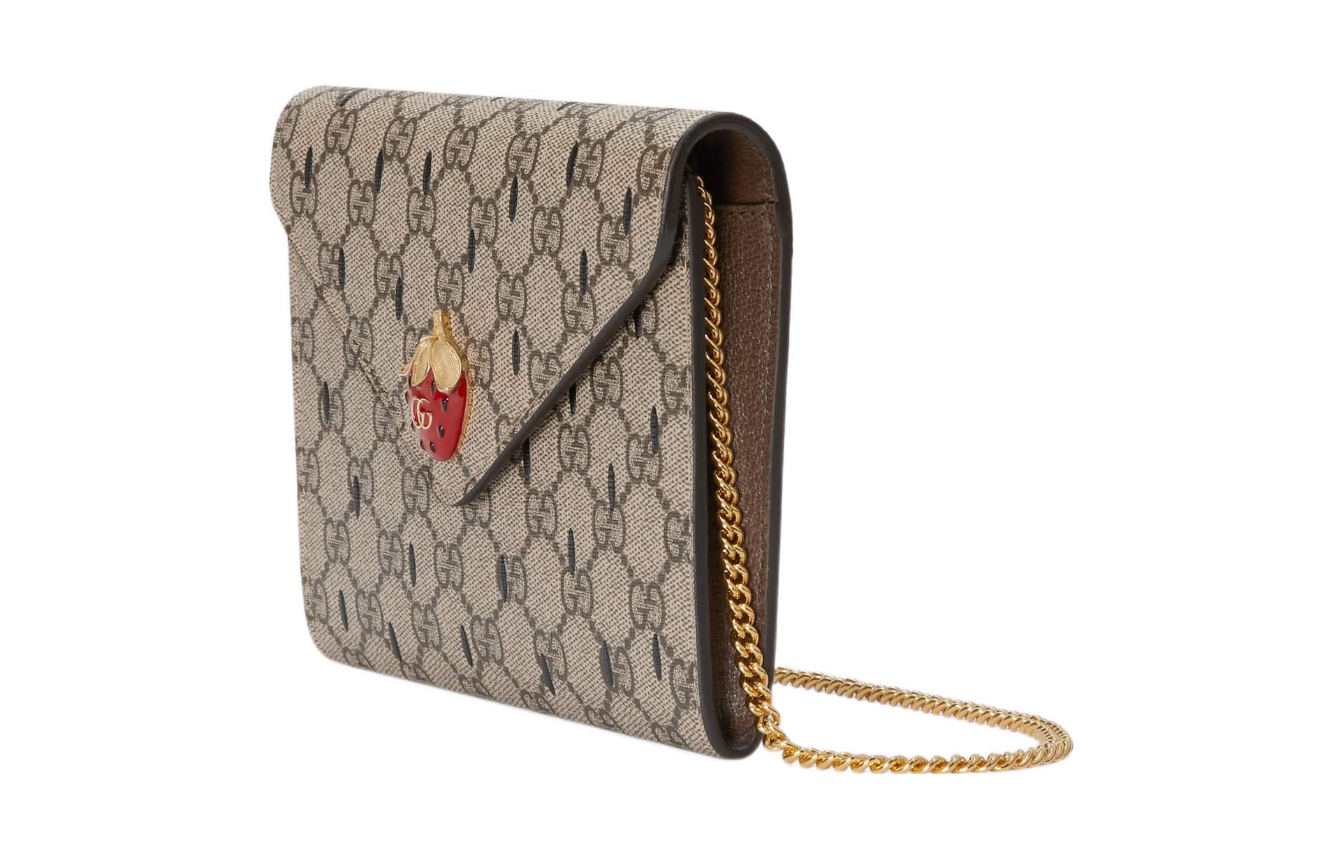 Кошелек Gucci Strawberry Chain Wallet - изображение 2