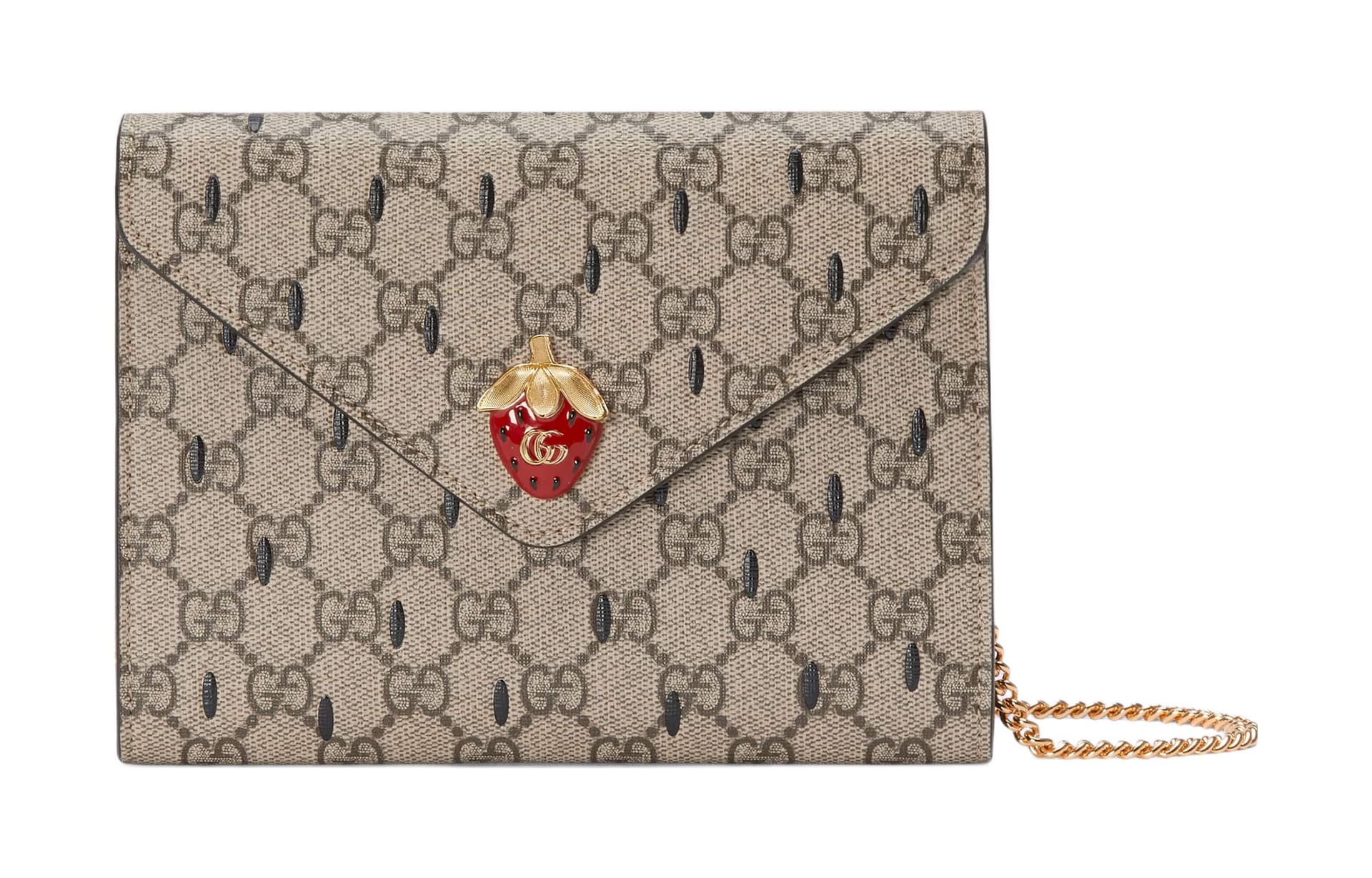 Кошелек Gucci Strawberry Chain Wallet - изображение 1