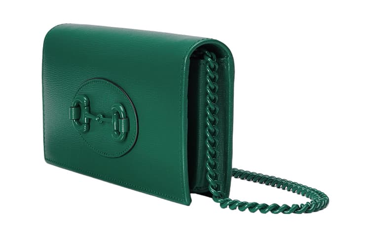 Кошелек Gucci Horsebit 1955 Green - изображение 2