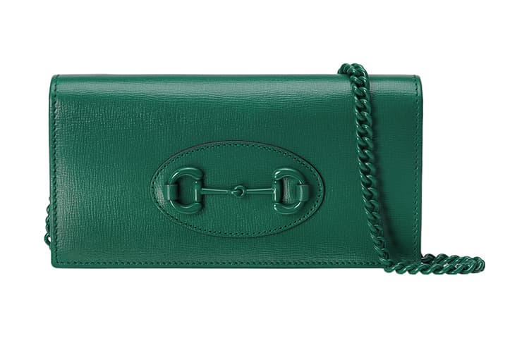 Кошелек Gucci Horsebit 1955 Green - изображение 1