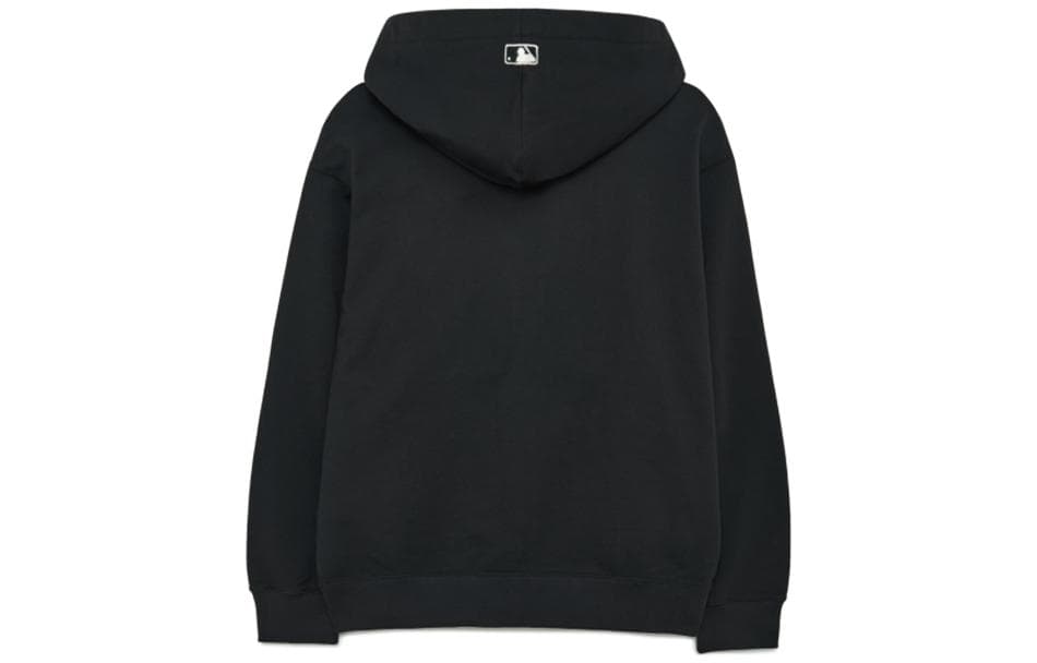 Худи MLB Logo Zip Hoodie Black - изображение 2
