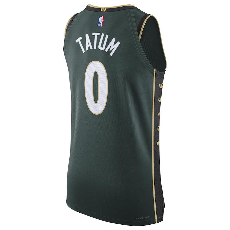 Баскетбольная майка Nike NBA Logo City Edition Jayson Tatum 0 Green - изображение 2