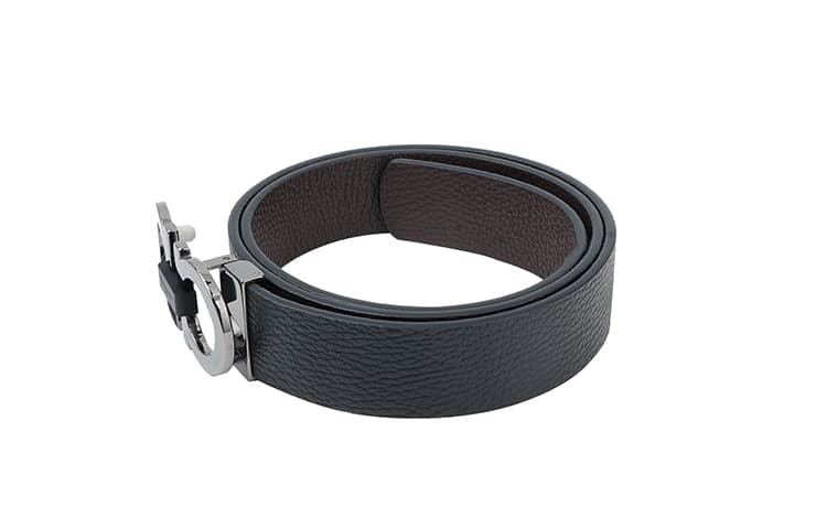 Ремень Ferragamo Reversible Smooth Buckle Belt Black Walnut 3.5cm - изображение 8