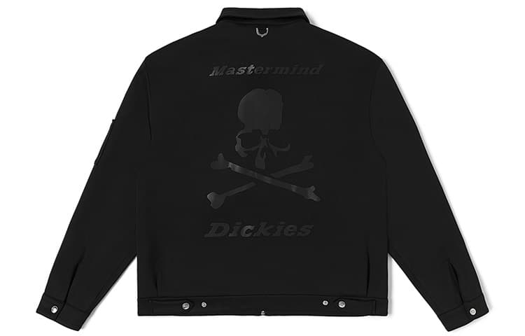 Куртка Dickies x mastermind JAPAN Reflective Zip Jacket Black - изображение 2
