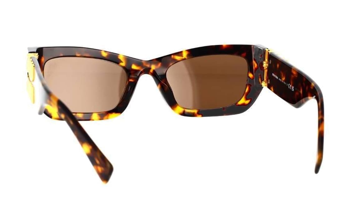 Солнцезащитные очки Miu Miu Irregular Frame Sunglasses Brown - изображение 2