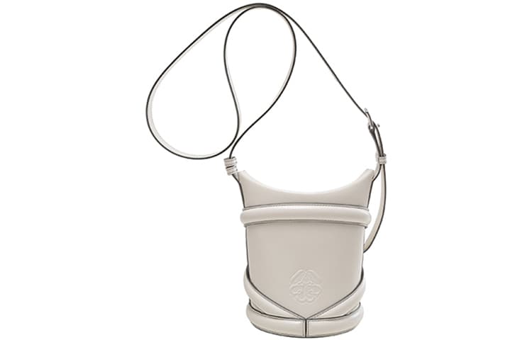Мини-сумка Alexander McQueen The Curve Bag Ivory - изображение 4