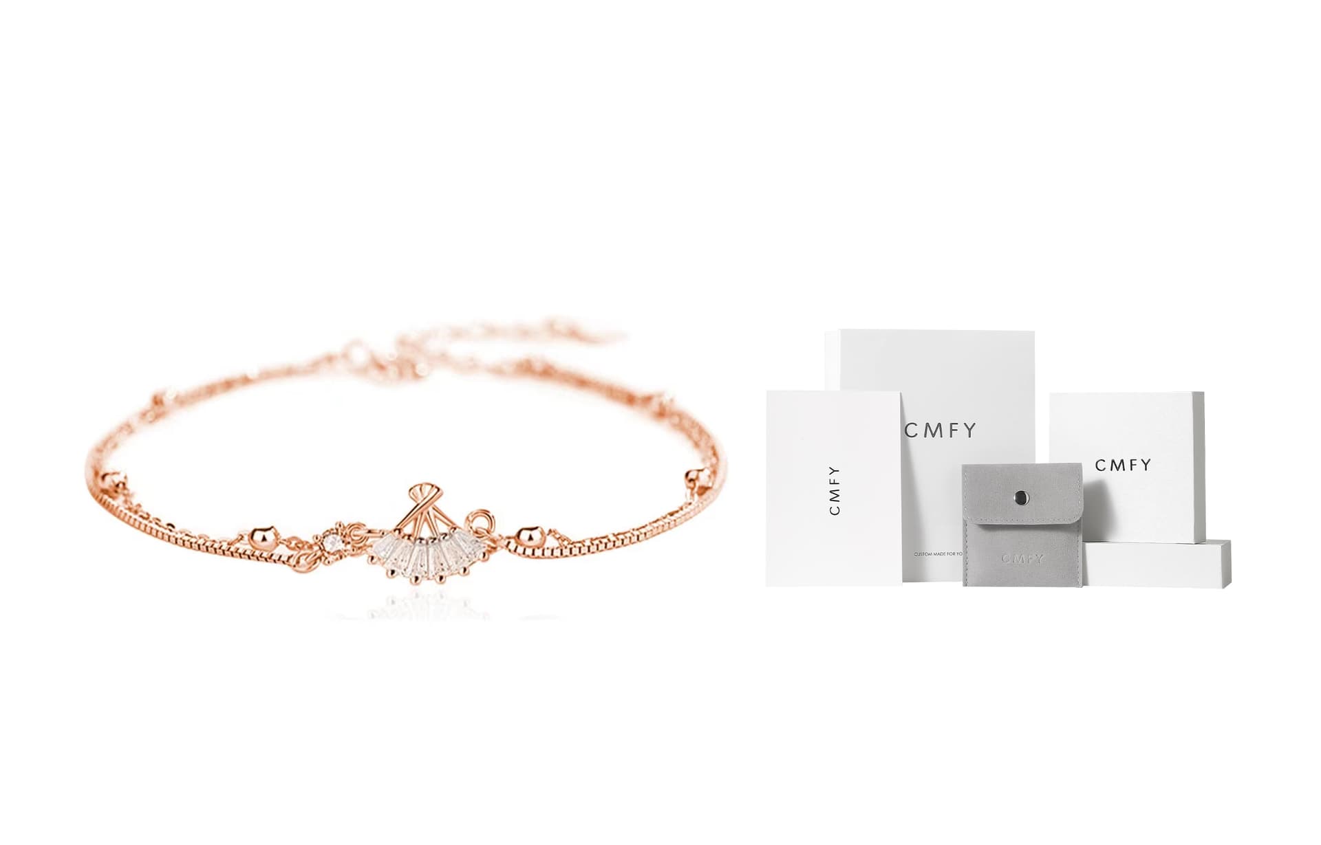 Браслет CMFY Small Fan Bracelet Diamond Design - изображение 1