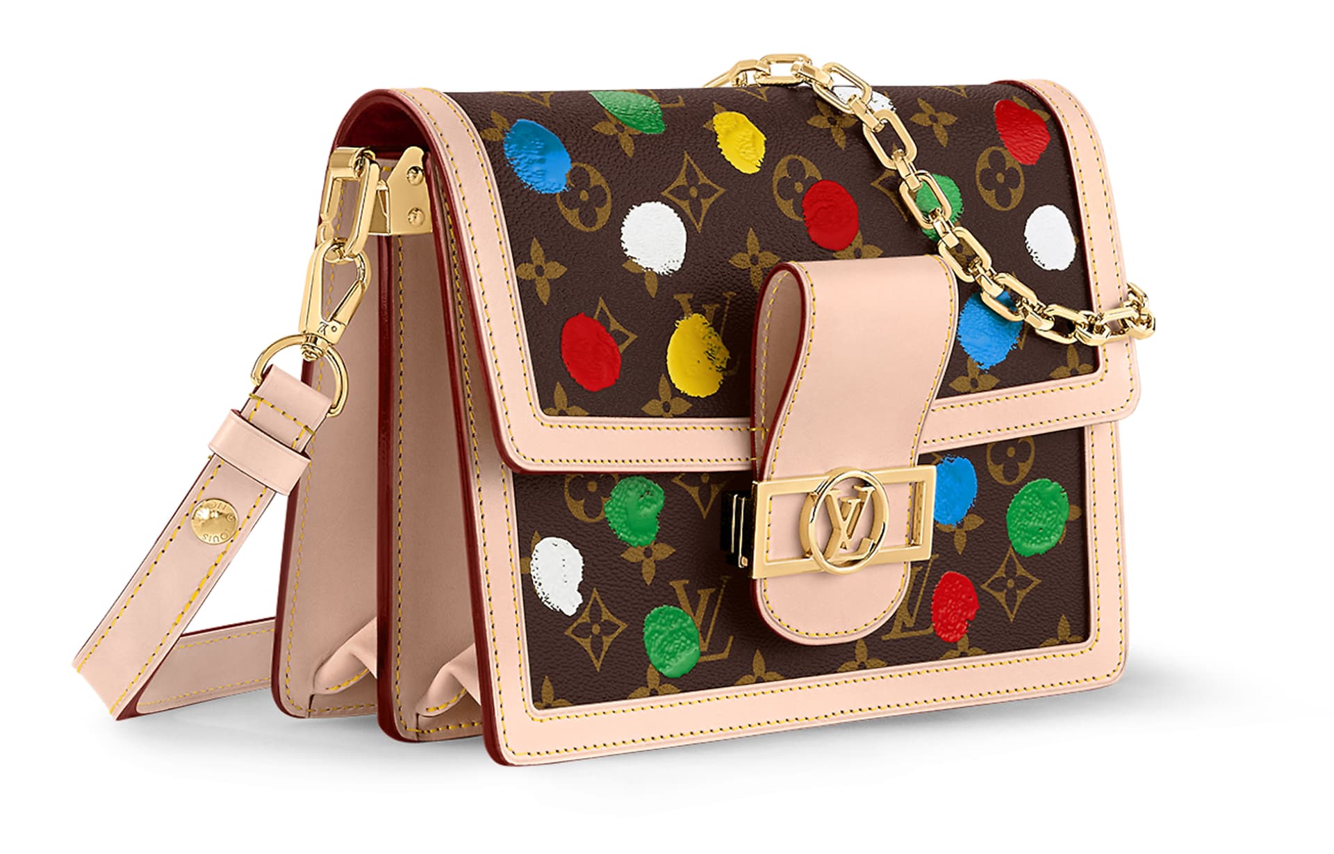 Сумка через плечо LOUIS VUITTON x Yayoi Kusama Dauphine - изображение 2