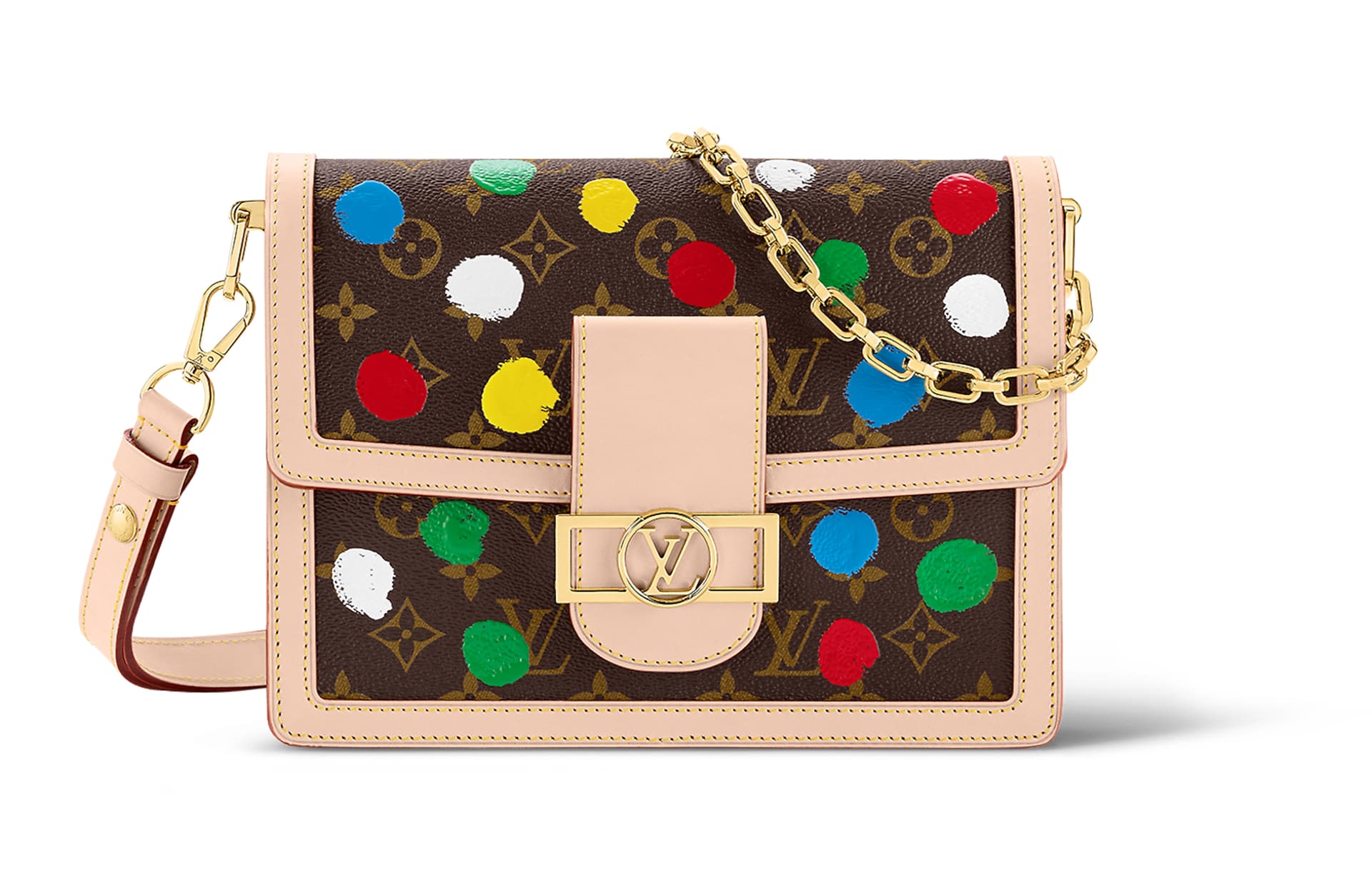 Сумка через плечо LOUIS VUITTON x Yayoi Kusama Dauphine - изображение 1