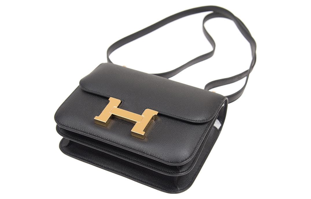 Сумка через плечо HERMES Constance 19 Epsom Noir - изображение 4