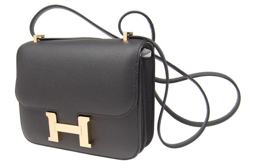 Сумка через плечо HERMES Constance 19 Epsom Noir - изображение 2