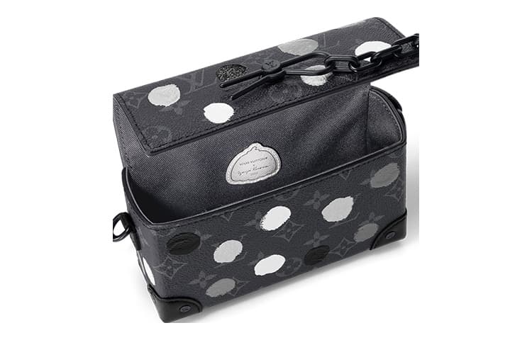 Сумка через плечо Louis Vuitton x Yayoi Kusama Steamer Mini Black - изображение 4
