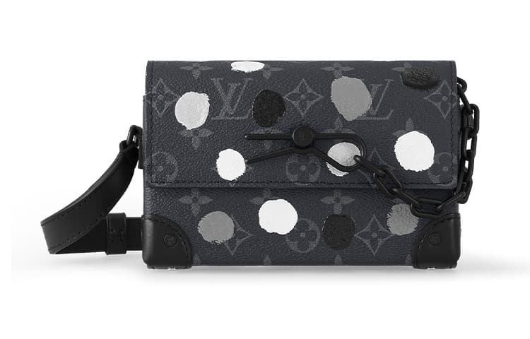 Сумка через плечо Louis Vuitton x Yayoi Kusama Steamer Mini Black - изображение 1