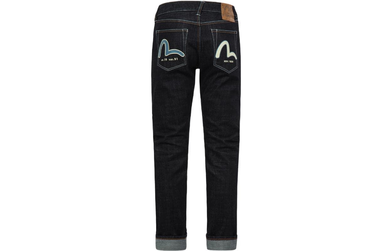Штаны EVISU SS23 Denim Blue - изображение 2